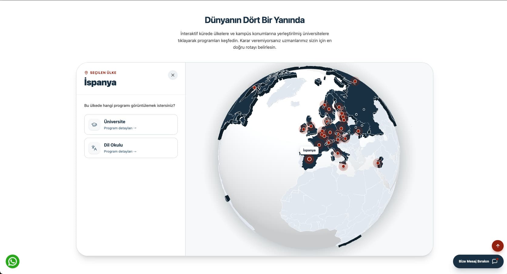 AktifEdu interactive country discovery experience